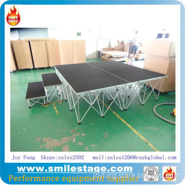 Aluminum stage platform portable for event party